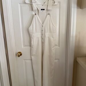 BDG White Wide Leg Jumpsuit